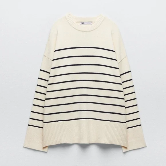 Zara Striped Sweater - Picture 1 of 3